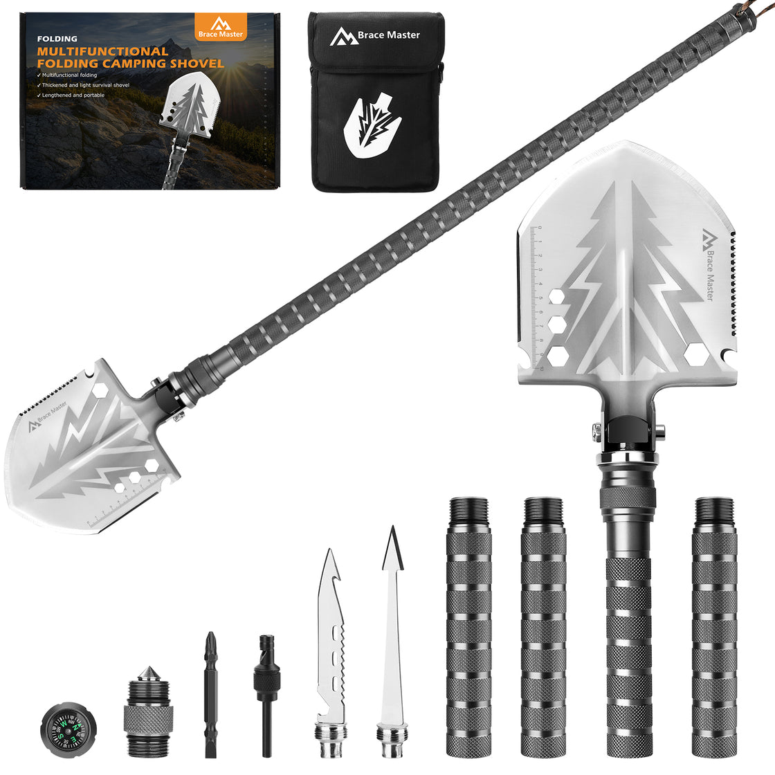 Brace Master Folding Shovel Multifunctional Camping Shovel