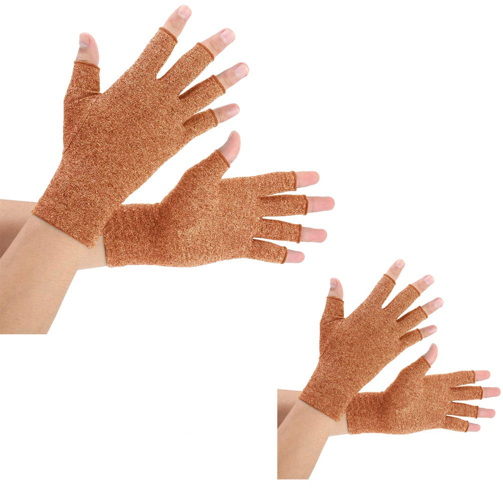 2 Pairs Arthritis Compression Gloves for men and women
