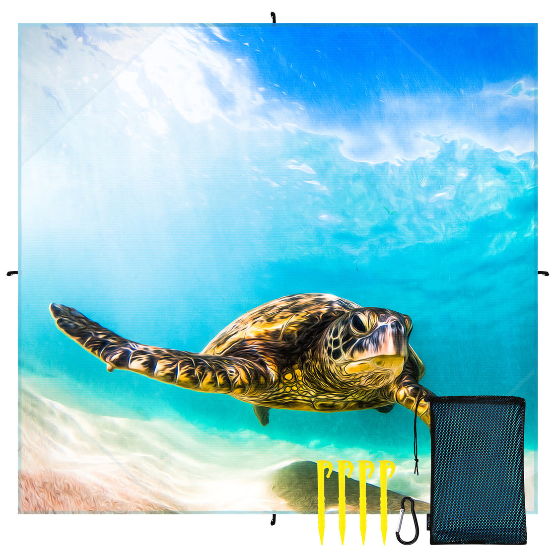Extra Large Beach Blanket (Turtle)