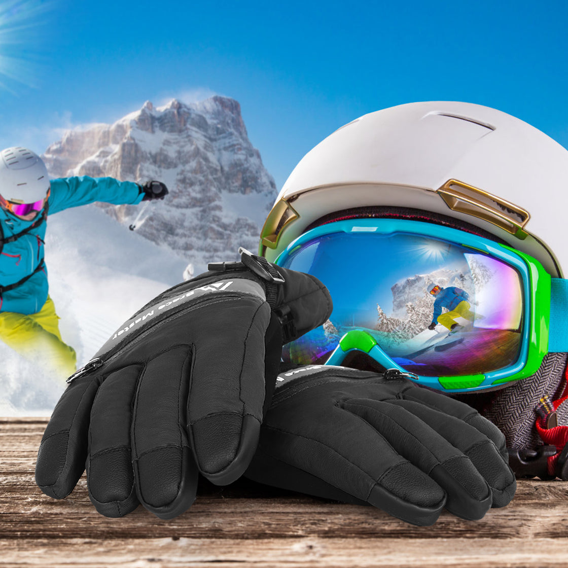 Waterproof ski gloves discount
