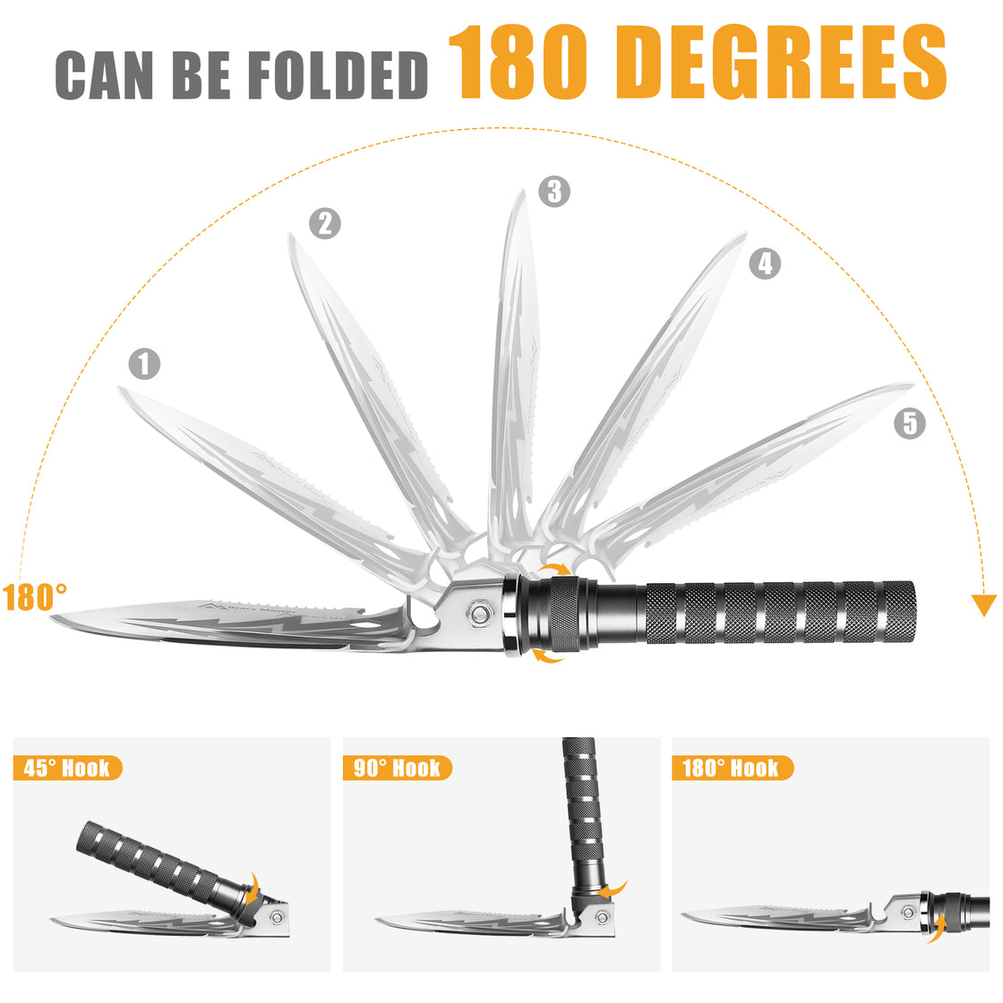 Brace Master Folding Shovel Multifunctional Camping Shovel