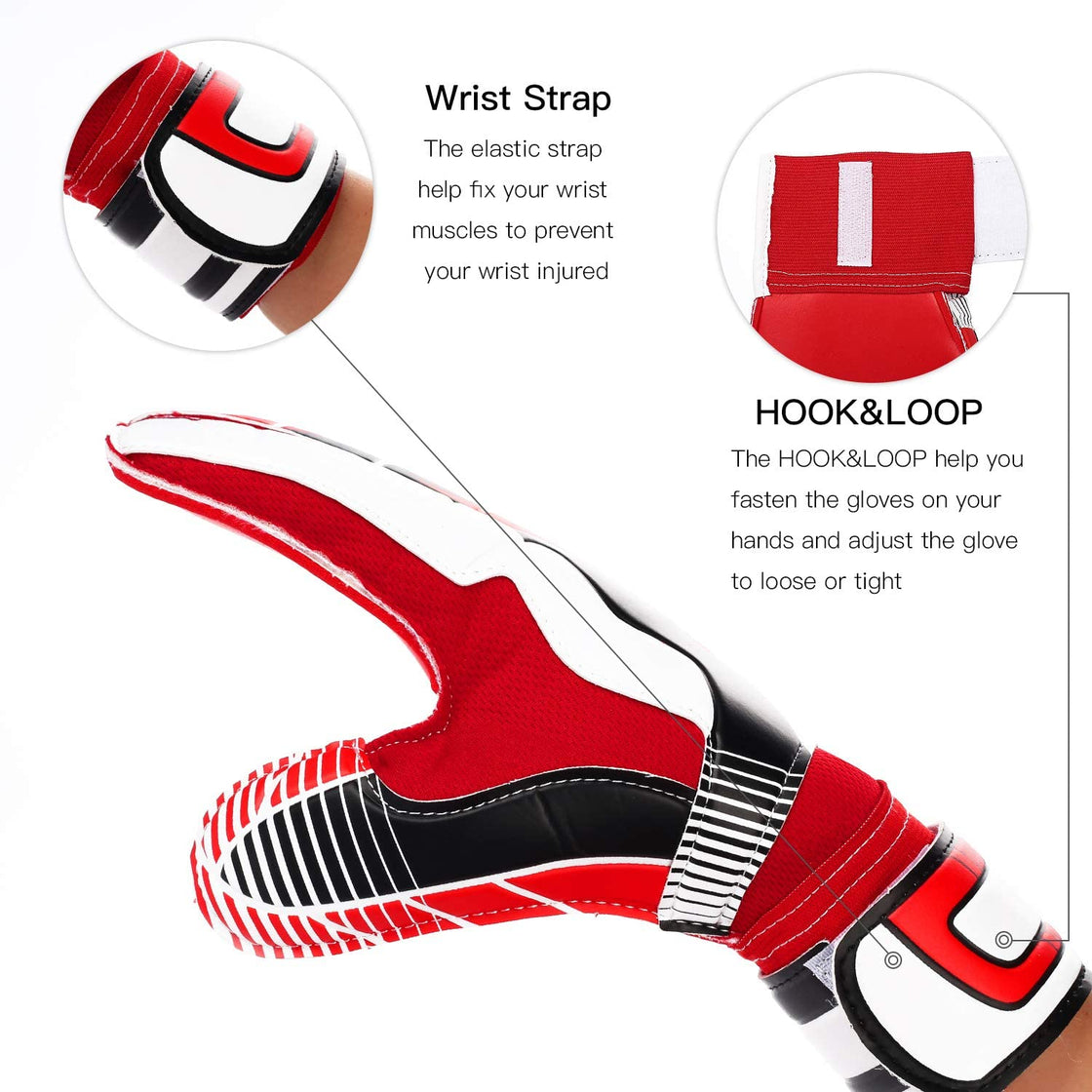 Brace Master Goalie Gloves for training and match