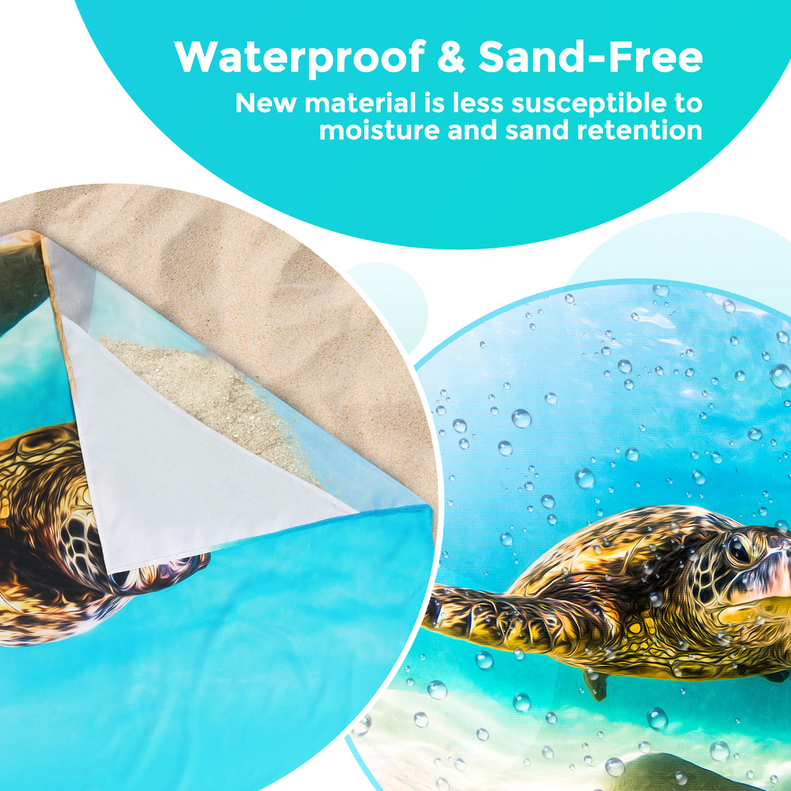 Extra Large Beach Blanket (Turtle)