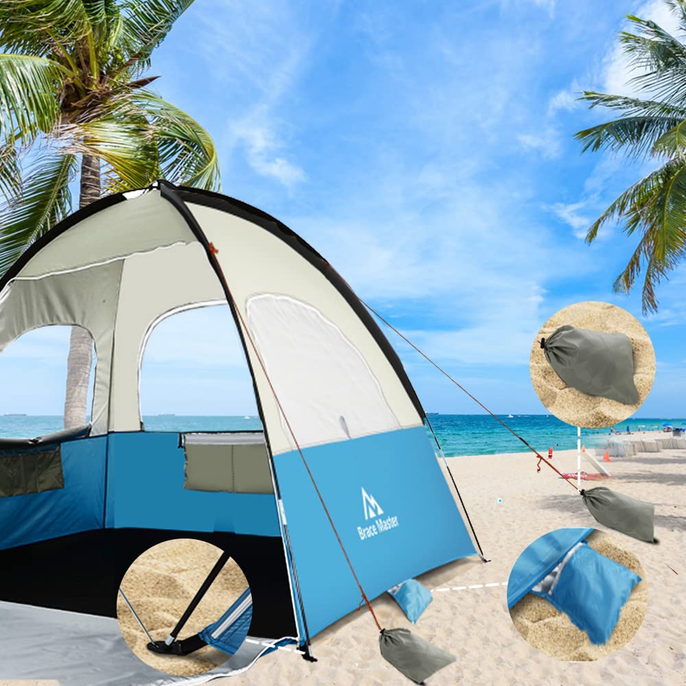 Brace Master Beach Tent Shade Shelter