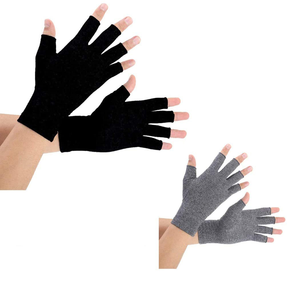 2 Pairs Arthritis Compression Gloves for men and women