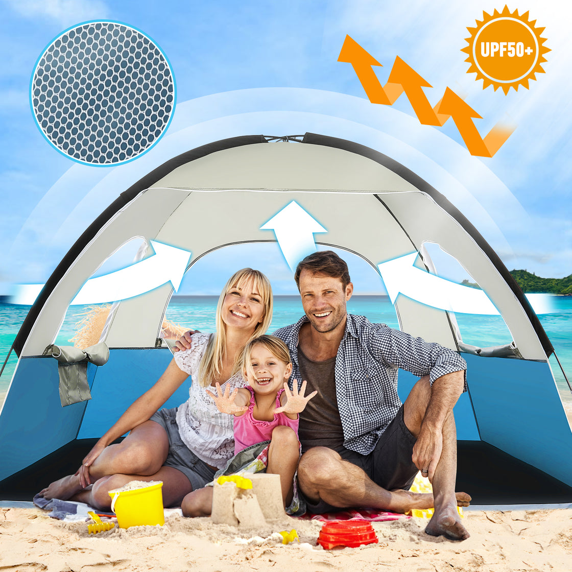 Beach Tent Sun Shade Shelter