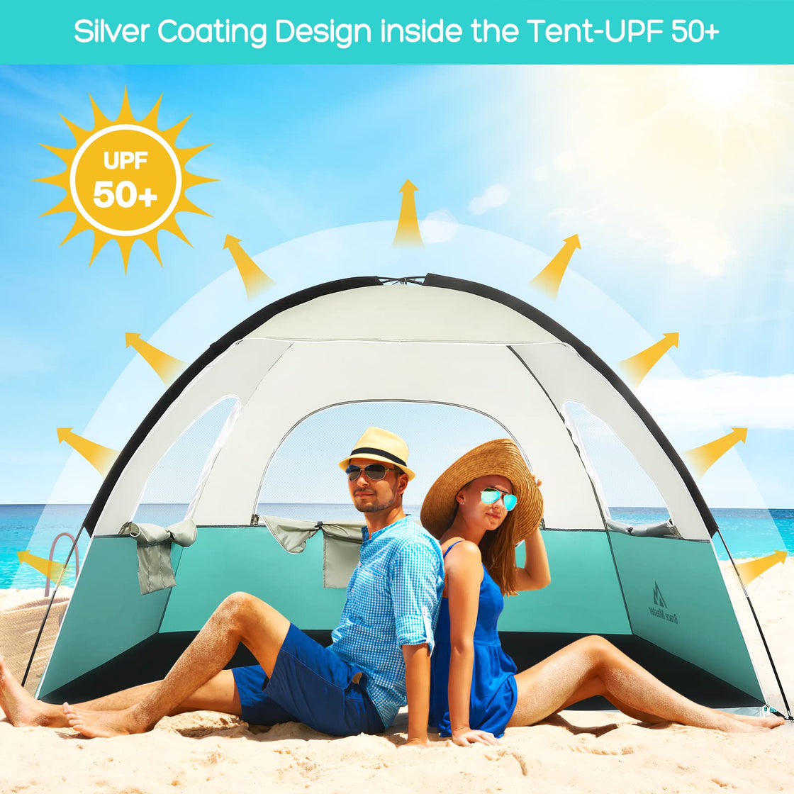Beach Tent Sun Shelter(Mint Green)