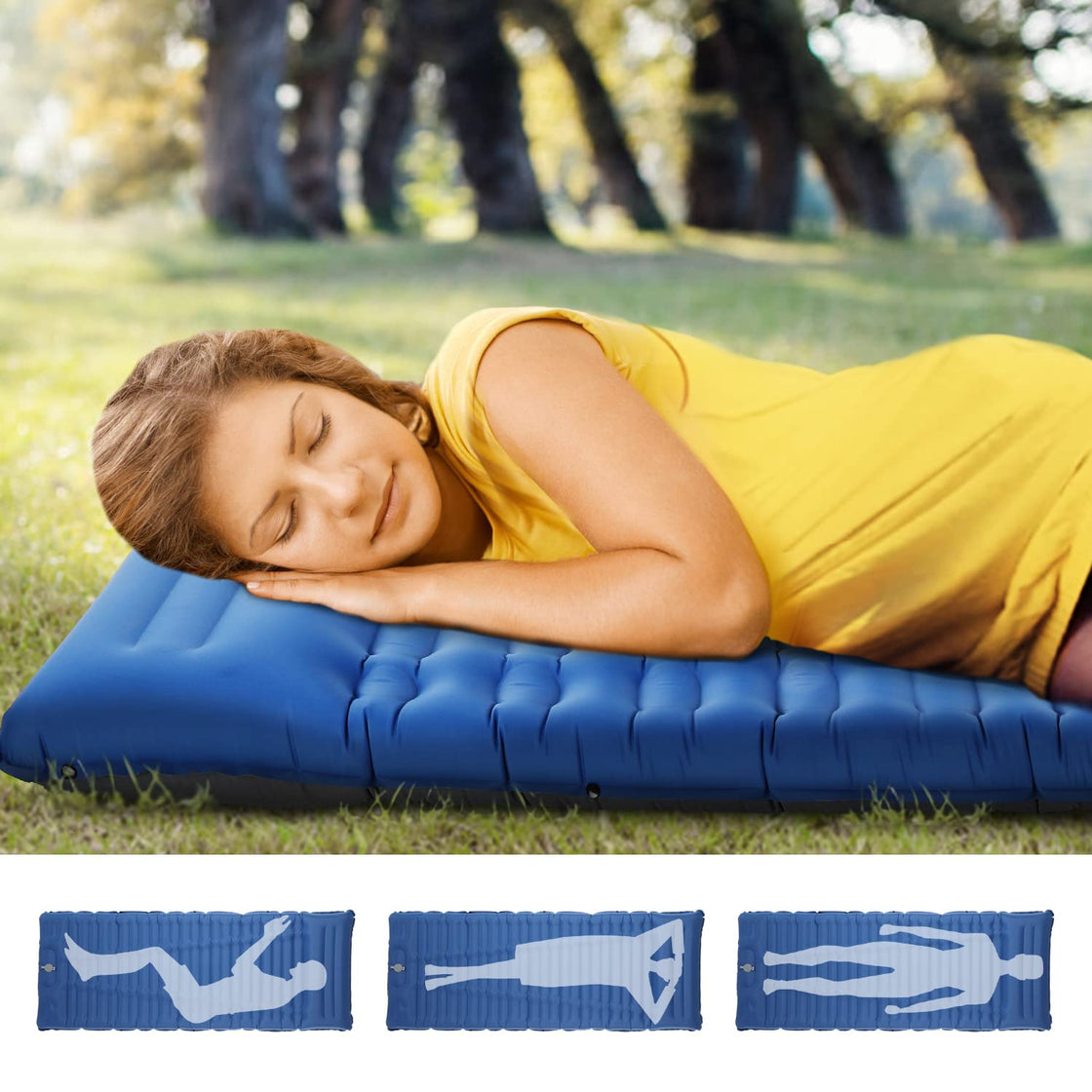 Brace Master Camping Sleeping Pad with Pillow