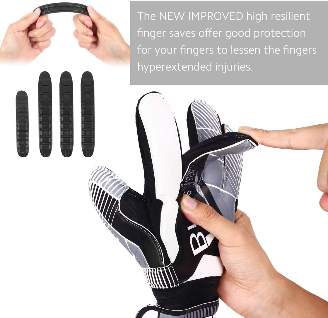 Brace Master Goalie Soccer Gloves for Youth & Adult
