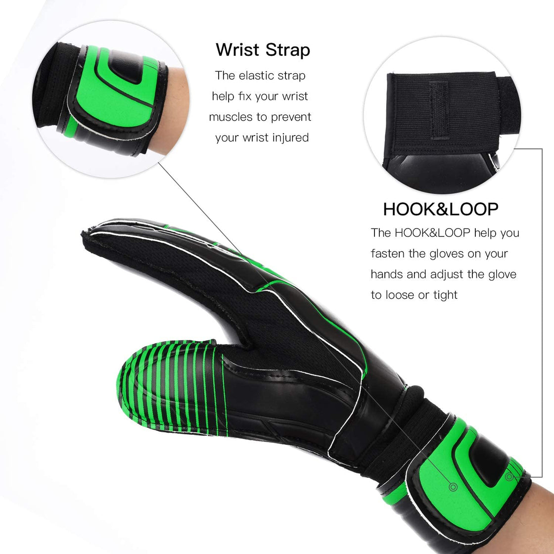 Brace Master Goalie Gloves for training and match