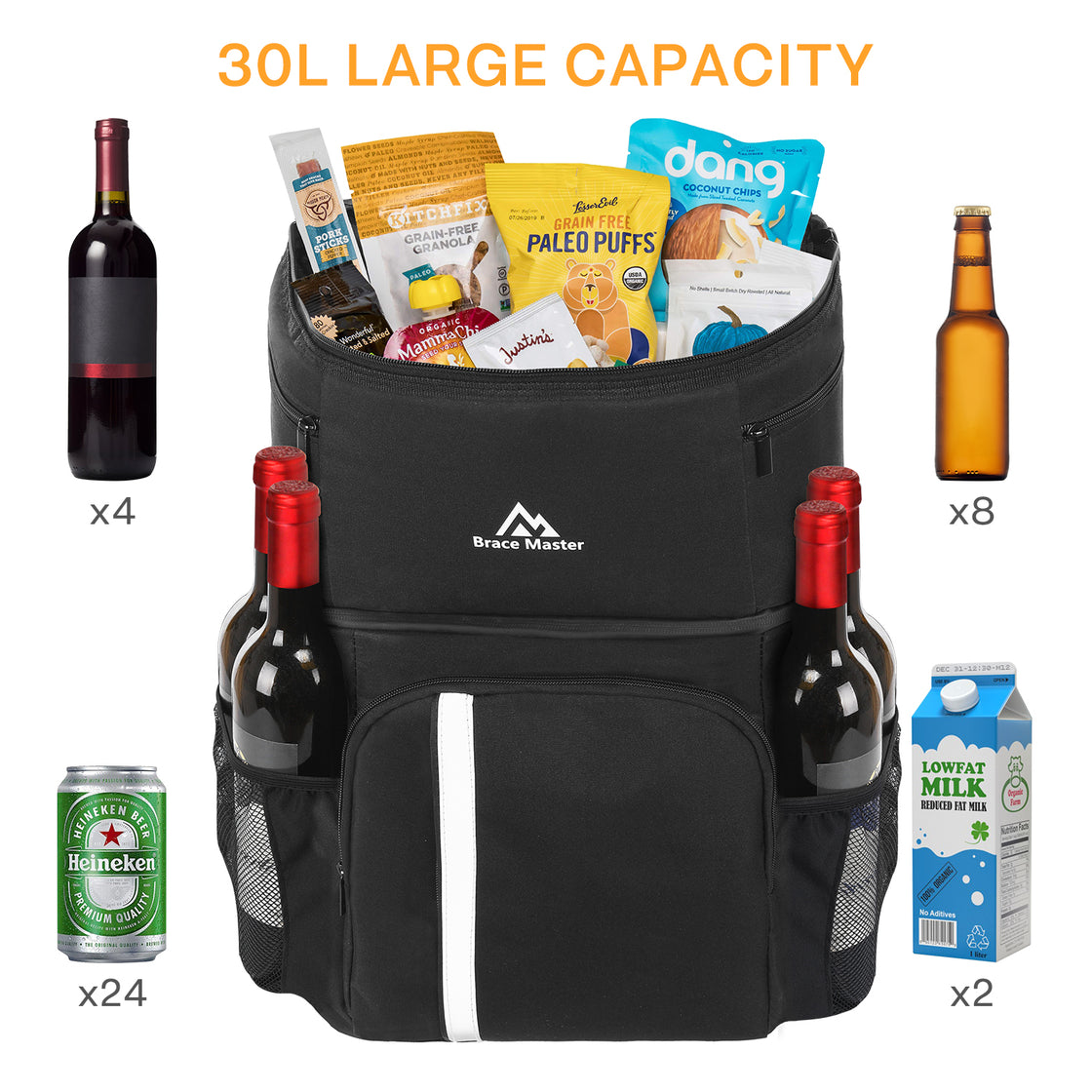 Brace Master Backpack Cooler 30L