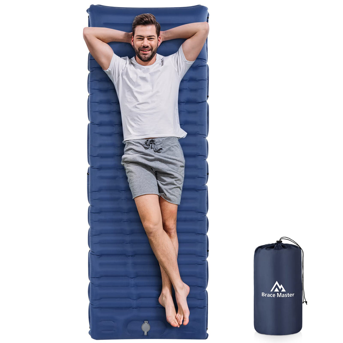 Sleeping Pad for Camping (Blue)