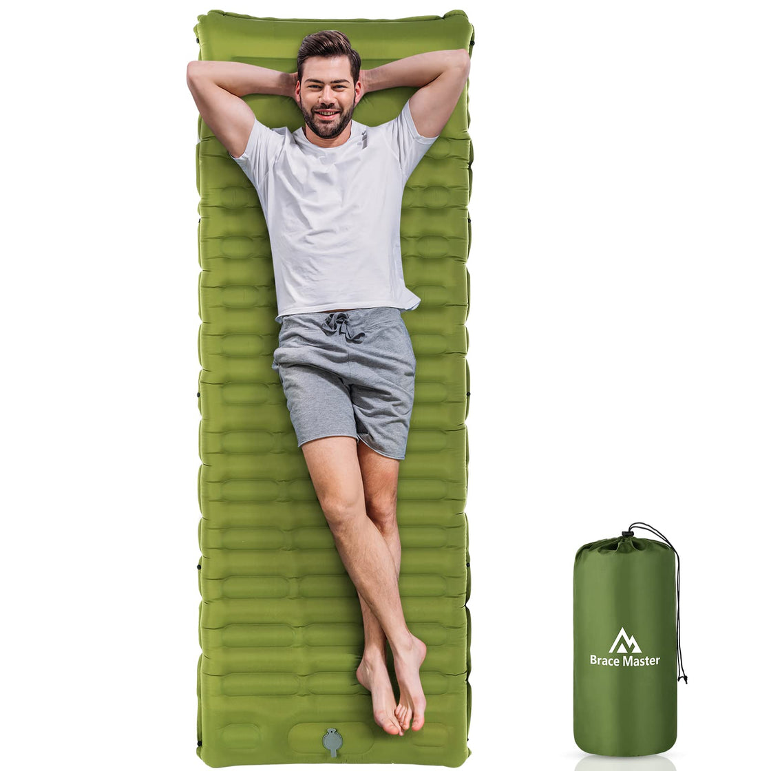 Sleeping Pad for Camping (Green)